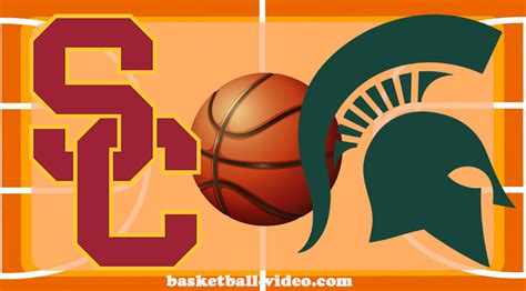 USC vs Michigan State Basketball Full Game Replay Mar 17, 2023 March Madness NCAA College ...