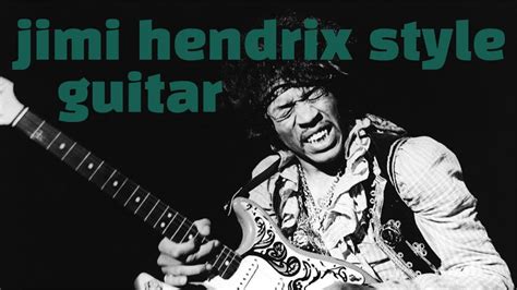 jimi hendrix style guitar - YouTube