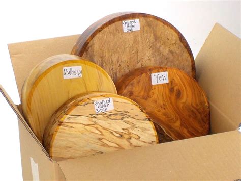 4 Premium Wood turning Bowl Blanks. Gift box. Woodturning & Wood Carving 42P | eBay