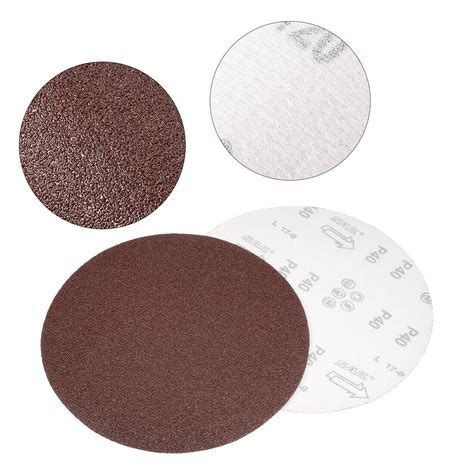 10Pcs 9 Inch 40-1200 Grits Hook and Loop Sanding Disc Flocking Sandpaper for Ran | eBay