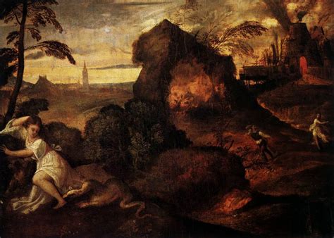 Art of the Day: Titian, Orpheus and Eurydice