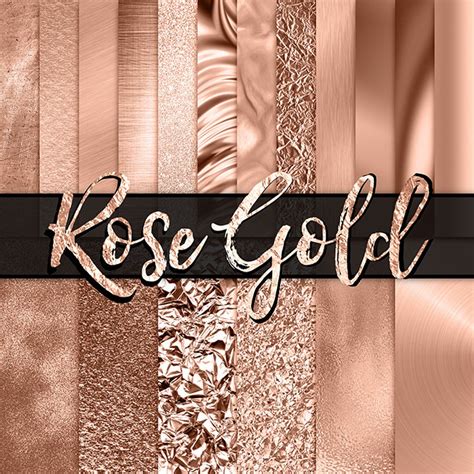 Rose Gold Digital Paper Rose Gold Background, Rose Gold Paper, Rose ...