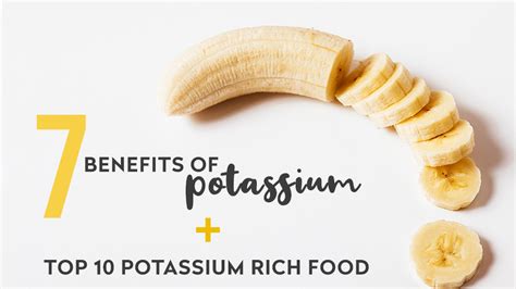 7 Health Benefits of Potassium + Top 10 Potassium-Rich Foods | FOOD ...