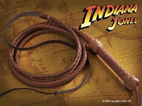 INDIANA JONES WHIP LIFE SIZE PROP REPLICA NOBLE COLLECTION Bullwhip Sideshow | Indiana jones ...