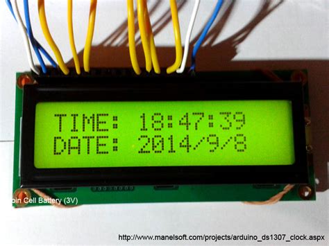 Arduino DS1307 Clock