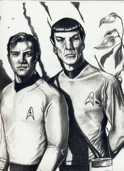 Kirk and Spock by 2BeAnnounced on DeviantArt