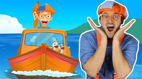 Blippi Boat Song | Learning Videos for Kids | Learn at Home | Nursery ...