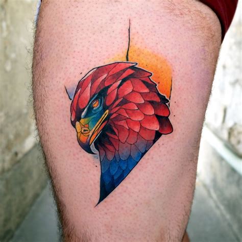 #tattooflash #eagle #eagletattoo #aigle #bird #birdtattoo #colorstattoo… Eagle Tattoo, Birds ...