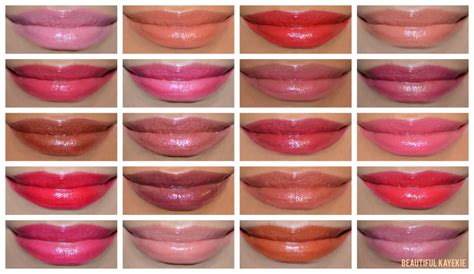Lipstick Skin Tone Chart