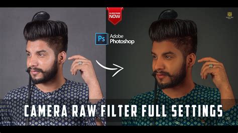 How to Camera Raw Filter Full Setting create Filter photoshop cc tutorial Saad bbc studio - YouTube