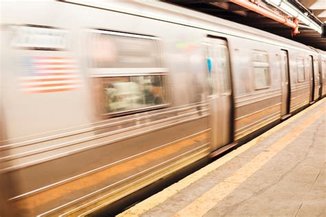 Free Photo | Metro train at railway station