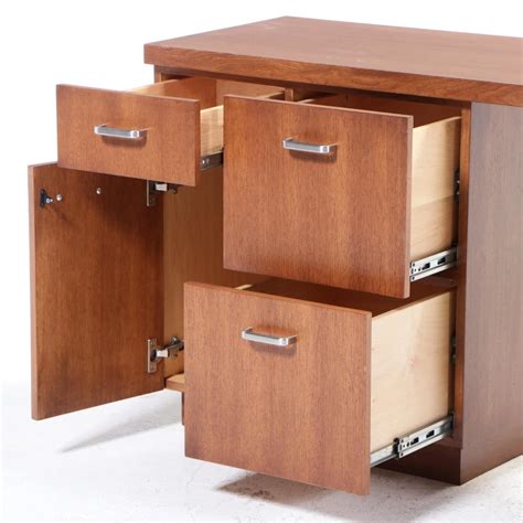 Custom-Made Modern Hardwood Office Credenza | EBTH