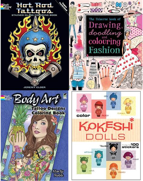 If It's Hip, It's Here (Archives): The Coolest Coloring Books For Grown ...