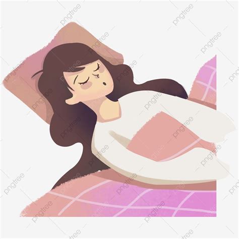 Chica Chica Dama Durmiendo PNG ,dibujos Chica De Cabello Largo, Chica, Durmiendo PNG y PSD para ...