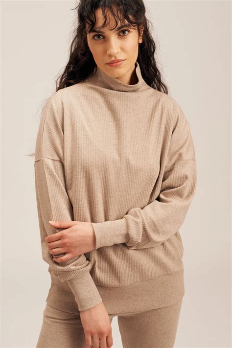 Women’s Sweatshirts | Funnel neck sweater, Sweaters, Sweatshirts women