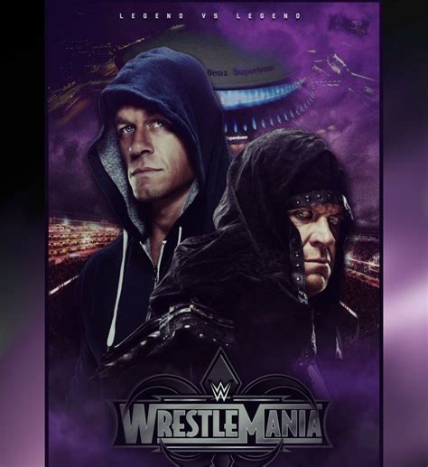 Legend vs Legend John Cena vs. The Undertaker at WrestleMania 34 ...