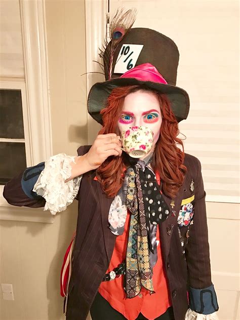 Mad hatter costume diy jacket diy hat makeup | Mad hatter outfit, Mad ...