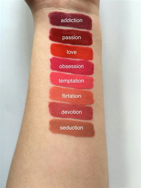 Revlon Ultra Hd Matte Lipsticks | Lip colors, Lip swatches, Makeup swatches