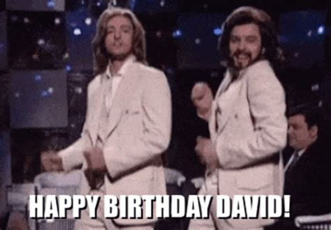 Happy Birthday David Cute Groovy Dance GIF | GIFDB.com