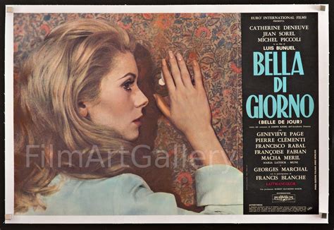 Belle de Jour Movie Poster 1967 Italian Photobusta (18x26)