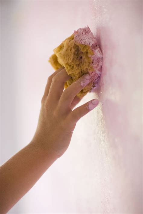 Techniques and Tips for a Beautiful Sponge-Painted Room | Wall painting techniques, Sponge ...