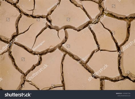 Dry Ground Large Cracks High Resolution Stock Photo 1333307726 ...