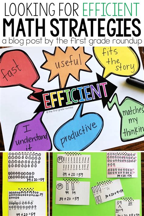 Using Efficient Math Strategies - Firstgraderoundup