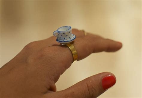 Tea Cup DIY Ring | AllFreeJewelryMaking.com