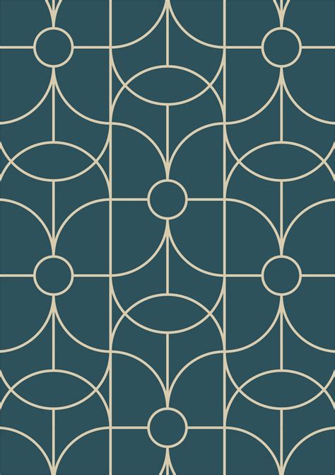 Geometric Art Deco Patterns, a Pattern Graphic by tifftuff | Artdeco muster, Graphische muster ...