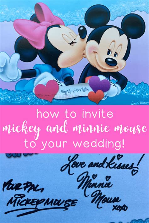 How To Invite Mickey & Minnie Mouse To Your Wedding | The Urben Life