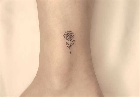 11+ Mini Small Sunflower Tattoo Ideas That Will Blow Your Mind!