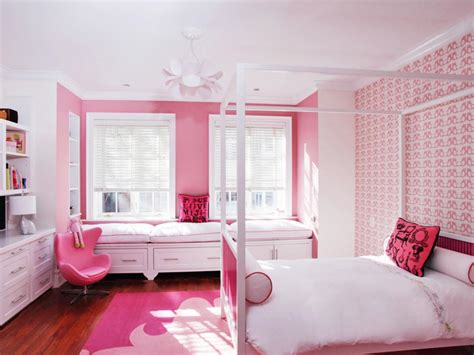 Pretty in Pink Girls' Rooms | Home Remodeling - Ideas for Basements, Home Theaters & More | HGTV