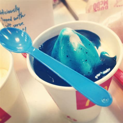 McDonald's Blueberry Sundae Love Blue, Sundae, Blueberry, Ice Cream ...