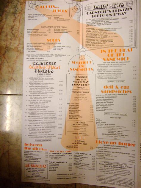 Food City Deli Menu