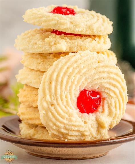 CHERRY BUTTER COOKIES - Family Cookie Recipes