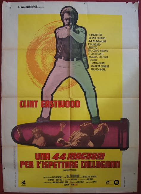 ZZZ SOLD! MAGNUM FORCE original Italian movie poster Clint Eastwood Hal Holbrook - MOVIE★INK ...