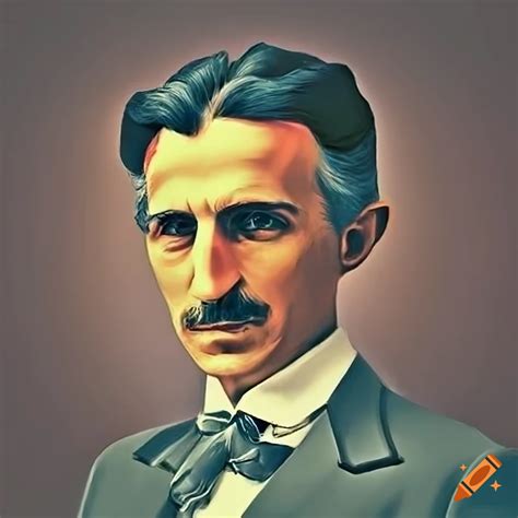 Nikola tesla on Craiyon