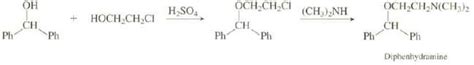 [Solved] Another Diphenhydramine synthesis is shown in the following equation: | SolutionInn