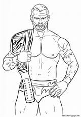 Randy Orton Coloring Page page Printable sketch template