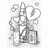 70s Roller Disco  Free Colouring Page Lorelsberg sketch template