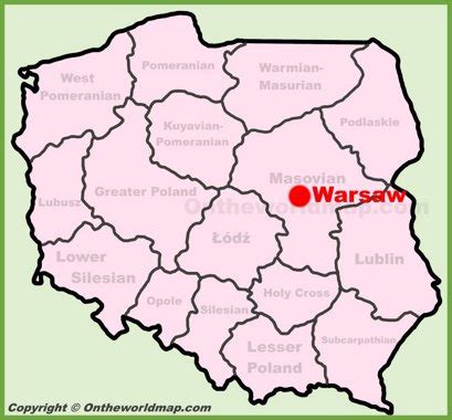 Warsaw Maps | Poland | Maps of Warsaw