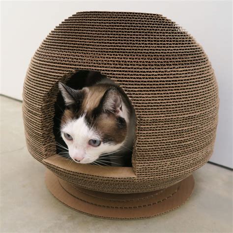 Pet Projects Cat Scratcher Bed / House — P3 Designwork | Diy cat tent ...