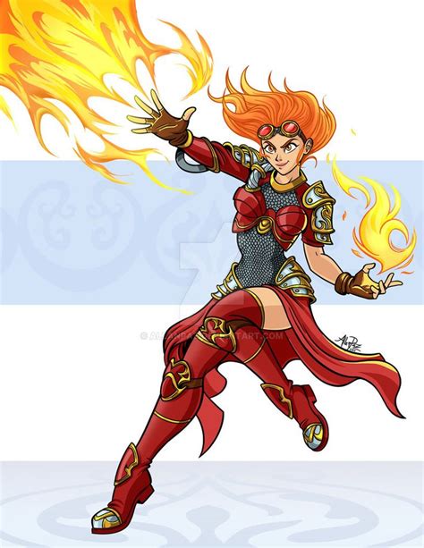 Chandra Nalaar Fanart by AllanPaz | Magic the gathering, Fan art, Mtg art