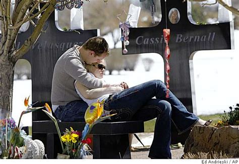 Columbine massacre memorial draws hundreds