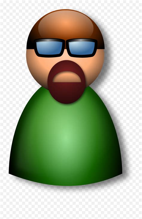 Computer Icons 3d Film Avatar Cinema User - Avatar Icons Png Bald Guy With Glasses And Beard ...