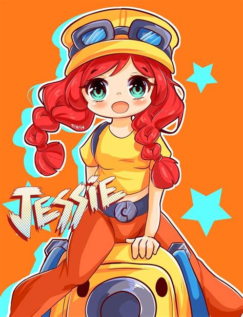 Jessie Brawl Stars by StarhSAMA on DeviantArt in 2021 | Anime stars, Star wars poster, Star ...