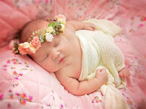 Infant Boho Flower Crown Baby Flower Crown Custom Made Floral Headband Photo Prop Tie Back ...