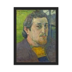 "Self-Portrait Dedicated to Carrière" Paul Gauguin - Artwork on USEUM