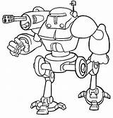 Free Printable Robot Coloring Pages At GetColoringscom  Free sketch template