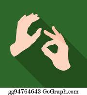 280 Royalty Free Thumbs Up Stock Flat Vector Illustration Clip Art - GoGraph